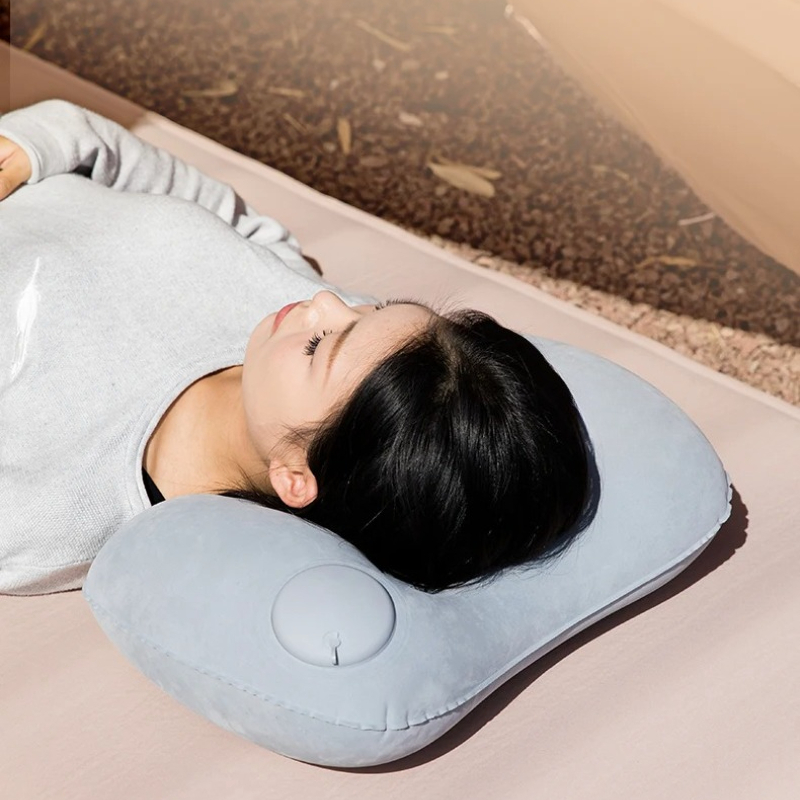 Neck Traction Pillow - 초경량 휴대용 캠핑 베개, 여행 하이킹