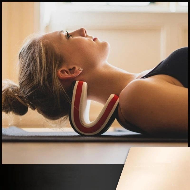 Neck Traction Pillow - [CO]디자인 목과 어깨 이완기 휴대용 경추