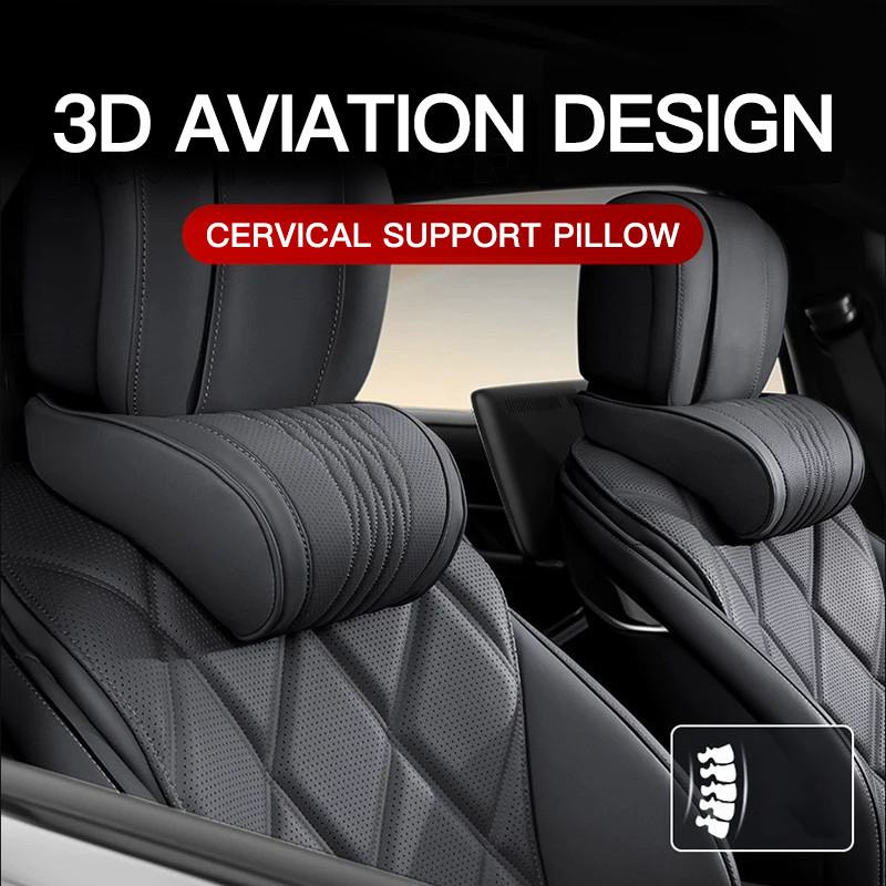 Neck Traction Pillow - 자동차 헤드레스트 목받침 시트 요추 지지대