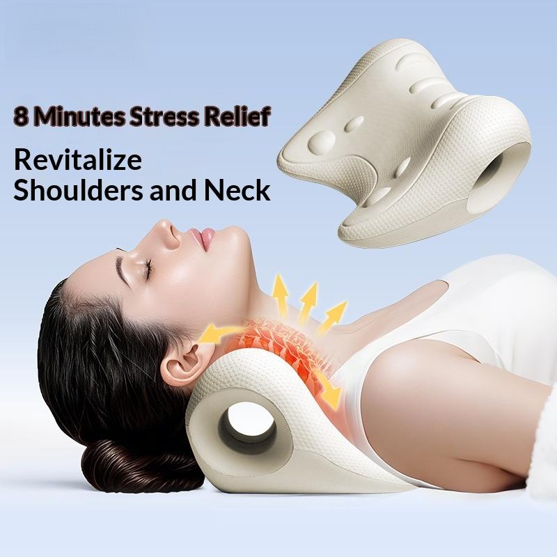 1개입 C자형 윤곽 피로 완화 목 어깨 이완기 경추 지 - Neck Traction Pillow 리뷰 및 가격