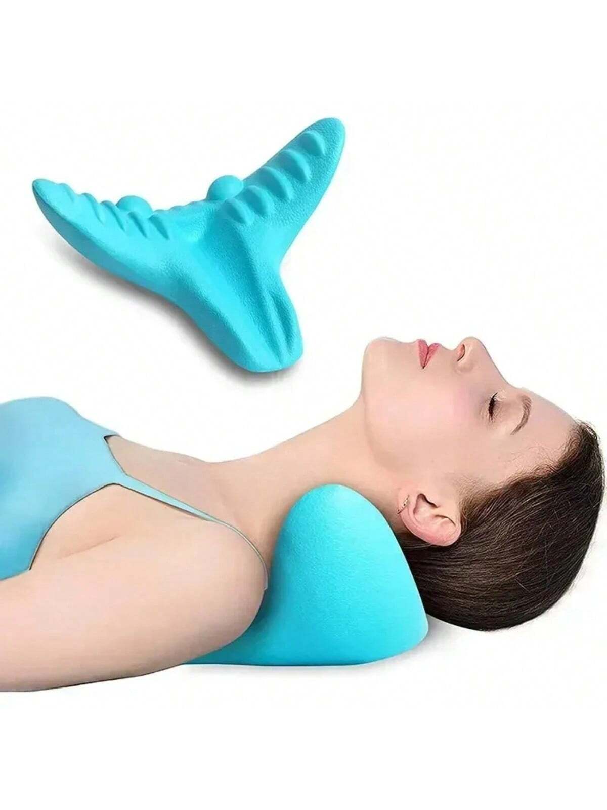 PC 베개 경추 견인기, 근육 이완 마사지기, 어깨 목 - Neck Traction Pillow 리뷰 및 가격