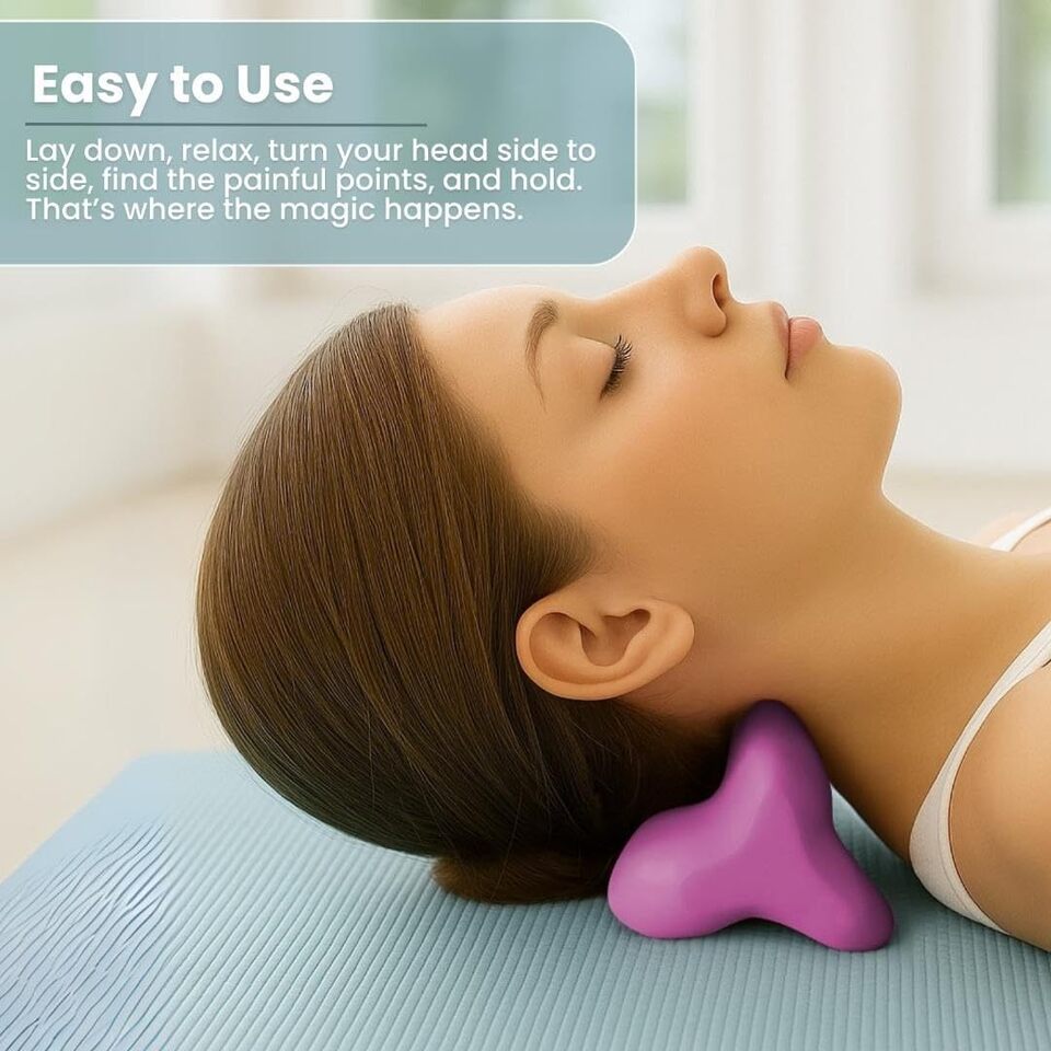 목과 어깨 이완 장치, 턱관절통 완화 및 경추 정렬을  - Neck Traction Pillow 리뷰 및 가격