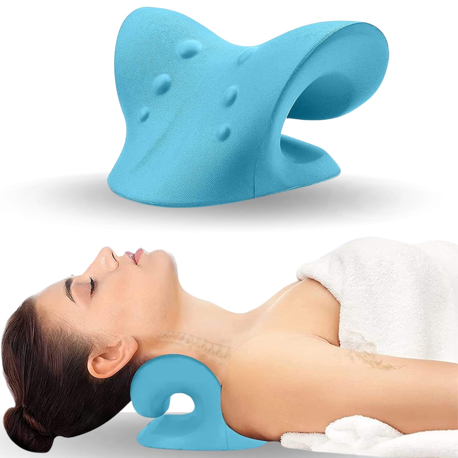 목과 어깨 이완기, 경추 교정 견인 장치, 고급 경추  - Neck Traction Pillow 리뷰 및 가격