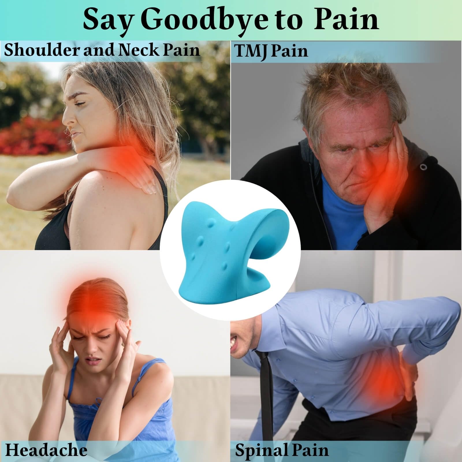 목과 어깨 이완기, 경추 교정 견인 장치, 고급 경추  - Neck Traction Pillow 리뷰 및 가격